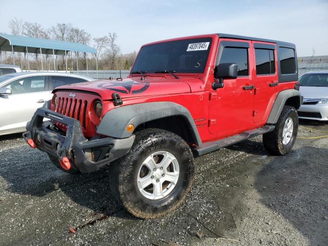 JEEP WRANGLER U 2014 with VIN 1C4BJWDG9EL259575 - Photo from auction