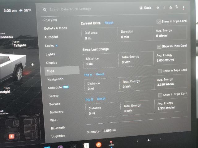 Photo 9 from auction – 2024 TESLA CYBERTRUCK with VIN 7G2CEHEE6RA037516