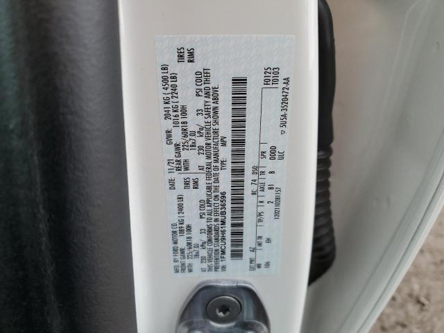 Photo 14 from auction – 2021 FORD ESCAPE SEL with VIN 1FMCU9H61MUB36596