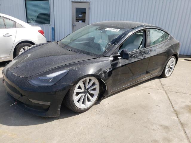 TESLA MODEL 3 2021 with VIN 5YJ3E1EB4MF999664 - Photo from auction
