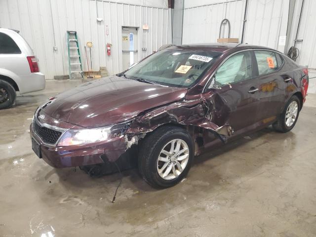 KIA OPTIMA LX 2013 with VIN 5XXGM4A76DG219989 - Photo from auction