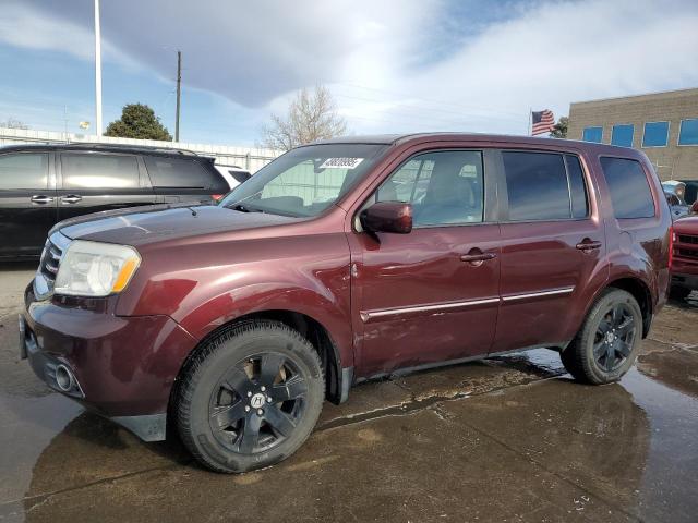 HONDA PILOT EXLN 2012 with VIN 5FNYF4H75CB080928 - Photo from auction