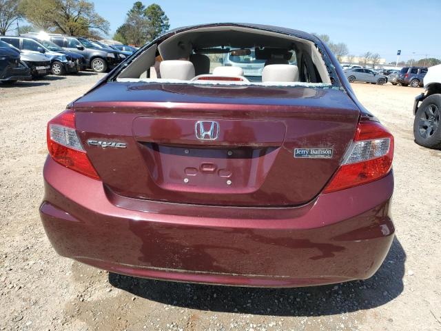 Photo 6 from auction – 2012 HONDA CIVIC LX with VIN 19XFB2F54CE085794