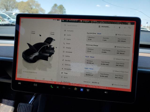Photo 9 from auction – 2023 TESLA MODEL Y with VIN 7SAYGDEE5PA159439
