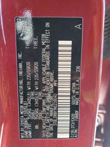 Photo 14 from auction – 2022 TOYOTA HIGHLANDER with VIN 5TDLZRBH1NS239040
