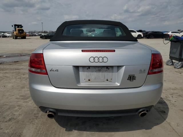 Photo 6 from auction – 2008 AUDI A4 3.2 CAB with VIN WAUDH48H38K003547