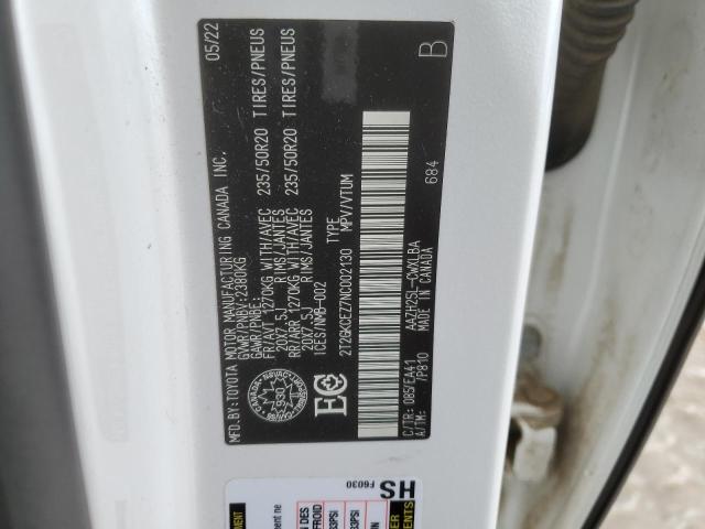 Photo 14 from auction – 2022 LEXUS NX 350H with VIN 2T2GKCEZ7NC002130