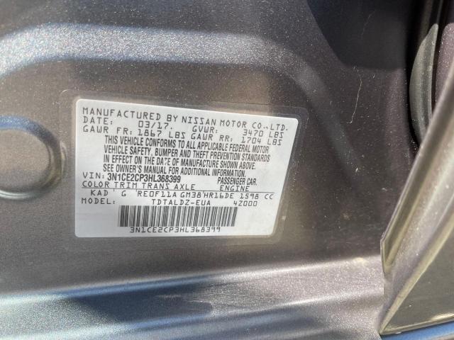 Photo 10 from auction – 2017 NISSAN VERSA NOTE with VIN 3N1CE2CP3HL368399