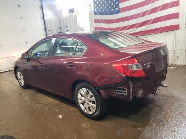 Photo 2 from auction – 2012 HONDA CIVIC LX with VIN 2HGFB2F53CH584690