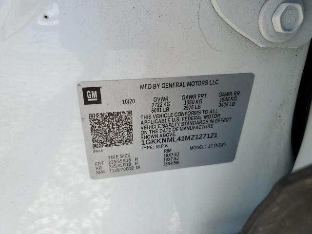 Photo 14 from auction – 2021 GMC ACADIA SLT with VIN 1GKKNML41MZ127121