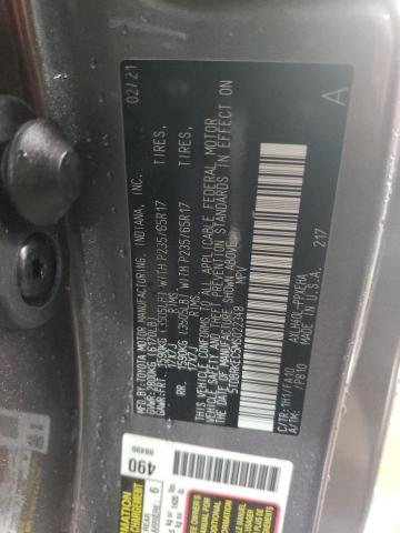 Photo 14 from auction – 2021 TOYOTA SIENNA LE with VIN 5TDBRKEC5MS022348