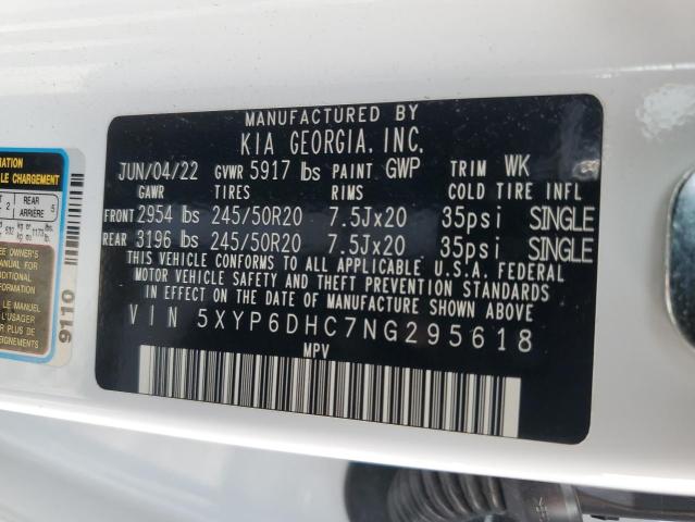 Photo 14 from auction – 2022 KIA TELLURIDE with VIN 5XYP6DHC7NG295618
