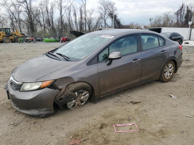 HONDA CIVIC LX 2012 с VIN 19XFB2F59CE384908 - Снимка от търг