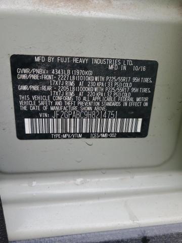 Photo 14 from auction – 2017 SUBARU CROSSTREK with VIN JF2GPABC9H8214751