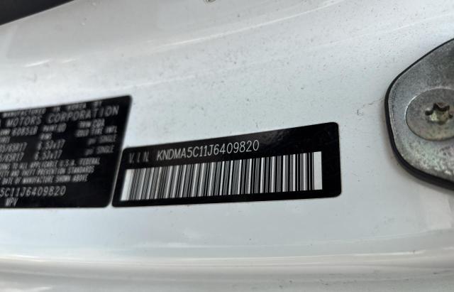 Photo 10 from auction – 2018 KIA SEDONA L with VIN KNDMA5C11J6409820