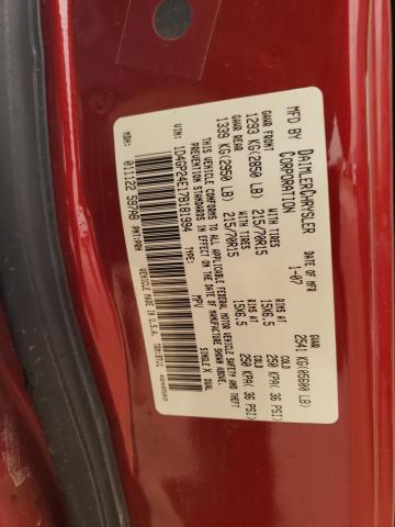 Photo 14 from auction – 2007 DODGE GRAND CARA with VIN 1D4GP24E17B181994