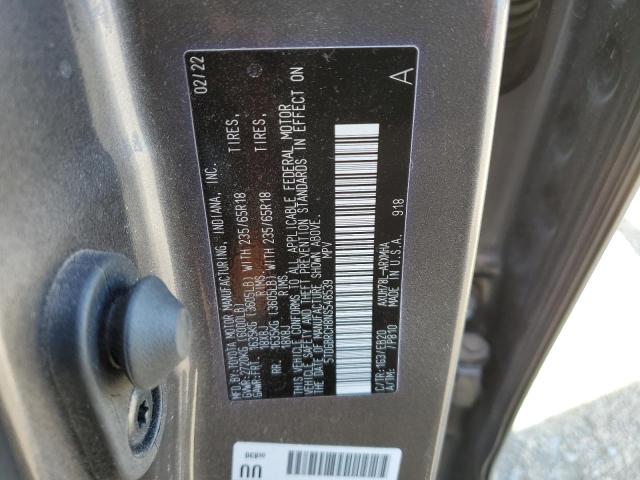 Photo 14 from auction – 2022 TOYOTA HIGHLANDER with VIN 5TDGBRCH8NS548539