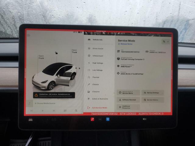 Фото 9 с аукциона – 2022 TESLA MODEL Y с VIN 7SAYGDEE0NF356132
