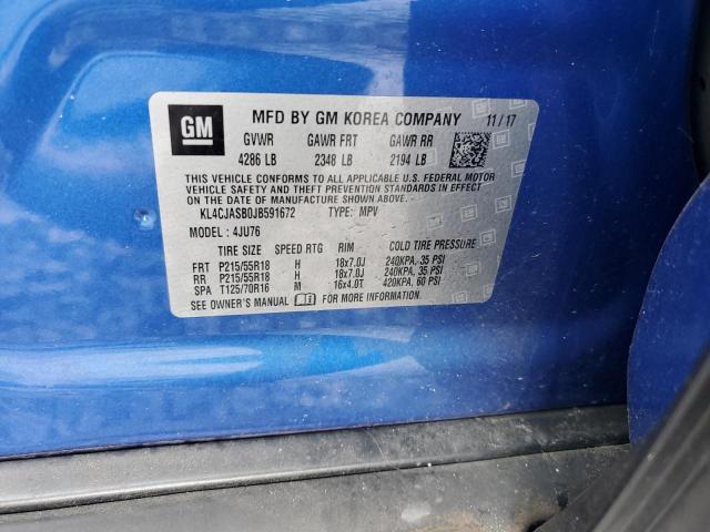 Photo 14 from auction – 2018 BUICK ENCORE PRE with VIN KL4CJASB0JB591672