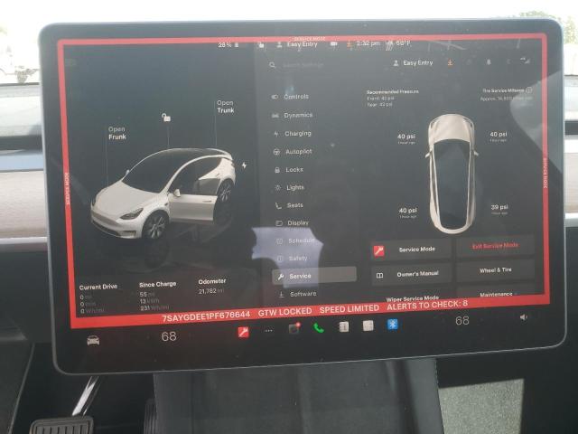 Снимка 9 от търг – 2023 TESLA MODEL Y с VIN 7SAYGDEE1PF676644