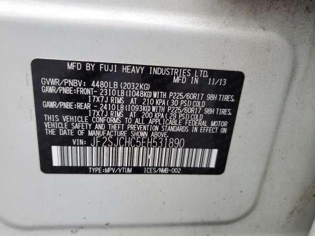 Снимка 14 от търг – 2014 SUBARU FORESTER 2 с VIN JF2SJCHC5EH531890