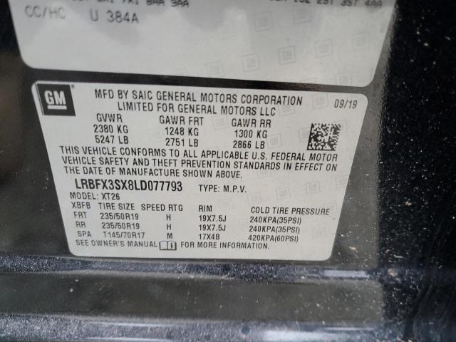 Photo 14 from auction – 2020 BUICK ENVISION P with VIN LRBFX3SX8LD077793