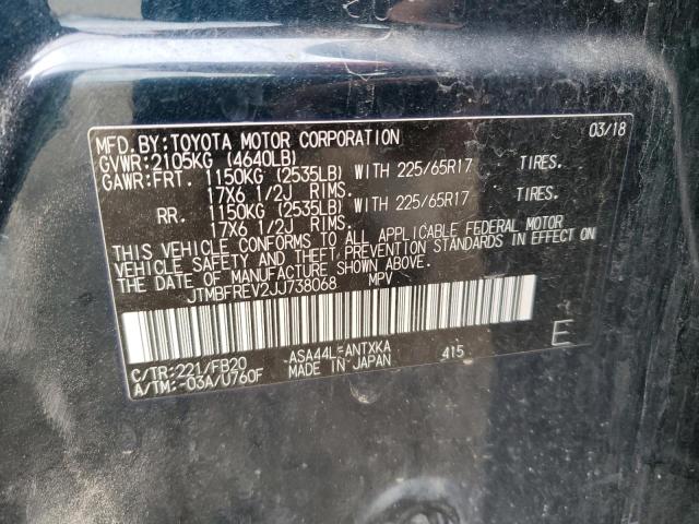 Photo 14 from auction – 2018 TOYOTA RAV4 LE with VIN JTMBFREV2JJ738068