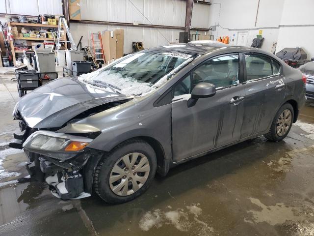 HONDA CIVIC LX 2012 with VIN 2HGFB2F44CH038942 - Photo from auction