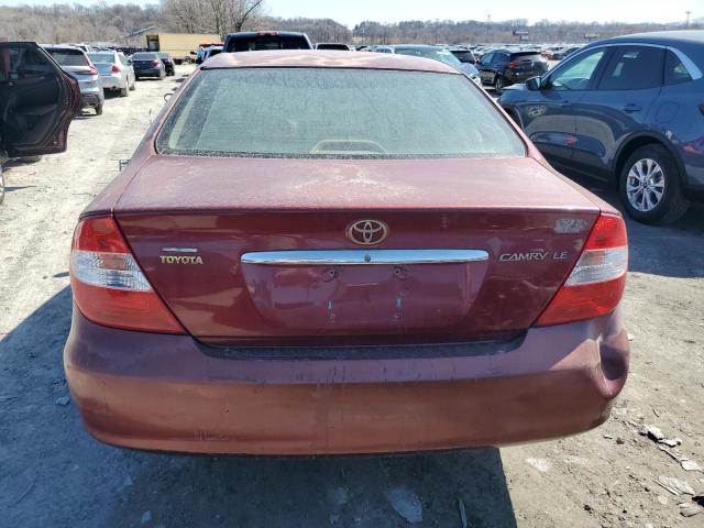 Photo 6 from auction – 2002 TOYOTA CAMRY LE with VIN 4T1BE32KX2U006275