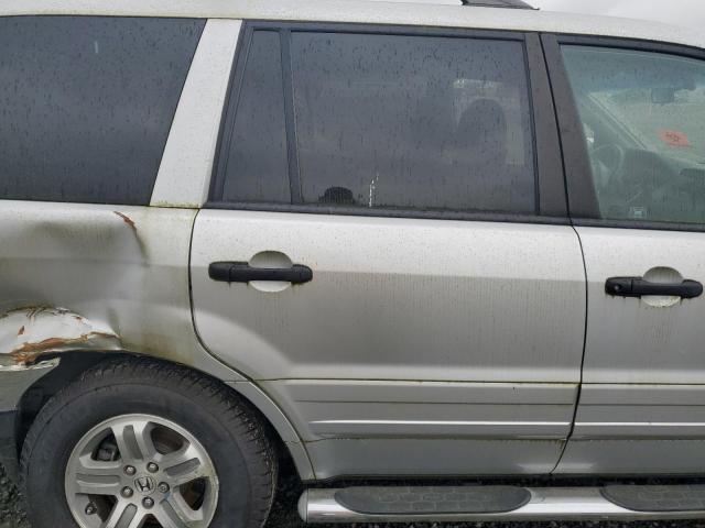 Photo 11 from auction – 2005 HONDA PILOT EXL with VIN 5FNYF186X5B038019