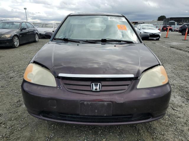 Photo 5 from auction – 2001 HONDA CIVIC EX with VIN 2HGES26741H540014