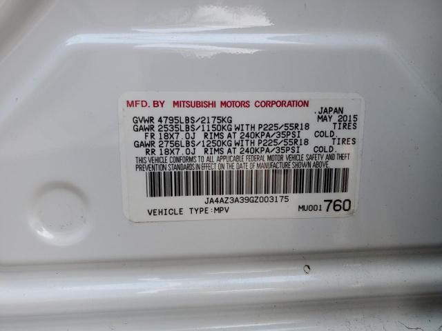 Photo 14 from auction – 2016 MITSUBISHI OUTLANDER with VIN JA4AZ3A39GZ003175