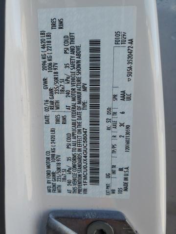 Photo 14 from auction – 2016 FORD ESCAPE TIT with VIN 1FMCU0JX4GUC58047