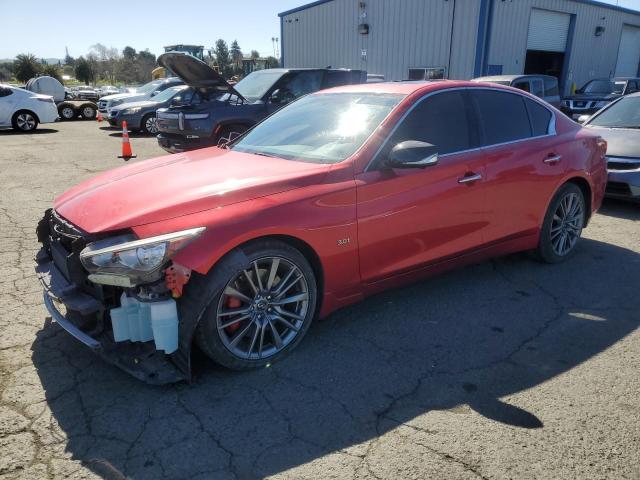 INFINITI Q50 LUXE 2018 with VIN JN1EV7AR6JM435583 - Photo from auction