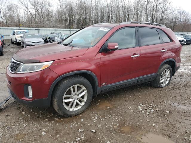 KIA SORENTO LX 2015 with VIN 5XYKTDA70FG614844 - Photo from auction