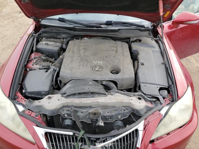 Снимка 11 от търг – 2012 LEXUS IS 250 с VIN JTHBF5C22C5174272