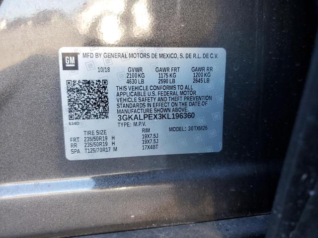 Photo 14 from auction – 2019 GMC TERRAIN SL with VIN 3GKALPEX3KL196360
