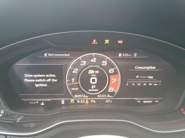 Снимка 9 от търг – 2018 AUDI S5 PRESTIG с VIN WAUC4CF51JA018179