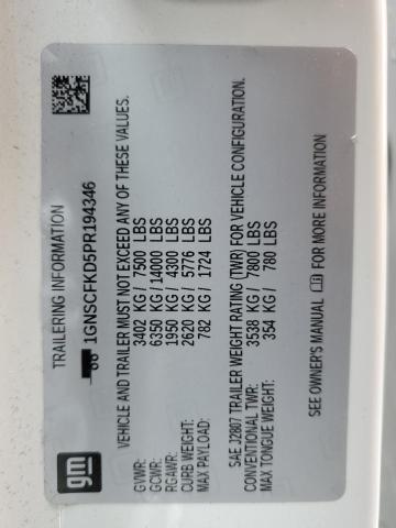Photo 14 from auction – 2023 CHEVROLET SUBURBAN C with VIN 1GNSCFKD5PR194346