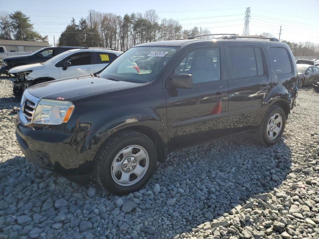 HONDA PILOT LX 2012 with VIN 5FNYF3H28CB019443 - Photo from auction