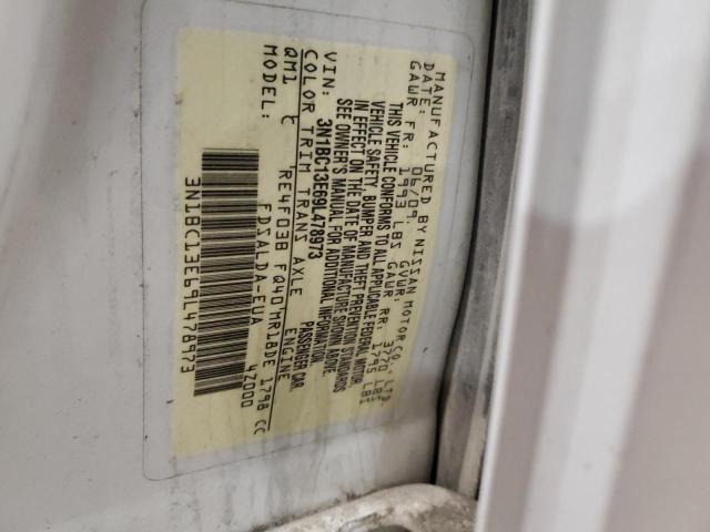 Photo 14 from auction – 2009 NISSAN VERSA S with VIN 3N1BC13E69L478973