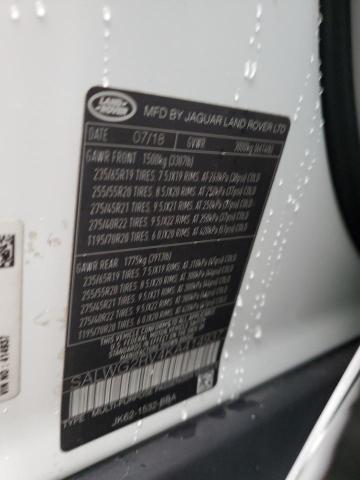 Photo 14 from auction – 2019 LAND ROVER RANGE ROVE with VIN SALWG2RV4KA414937