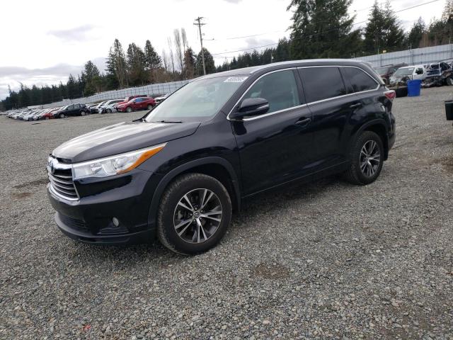 TOYOTA HIGHLANDER 2016 with VIN 5TDJKRFH4GS259405 - Photo from auction