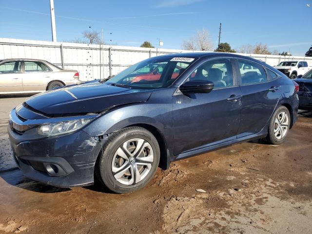 HONDA CIVIC LX 2016 with VIN 19XFC2F63GE038686 - Photo from auction