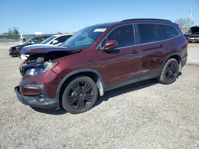 HONDA PILOT SE 2022 with VIN 5FNYF5H25NB031063 - Photo from auction