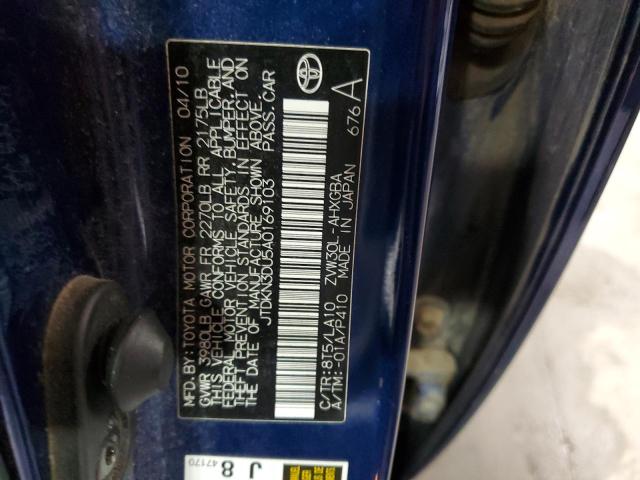 Снимка 14 от търг – 2010 TOYOTA PRIUS с VIN JTDKN3DU5A0169103