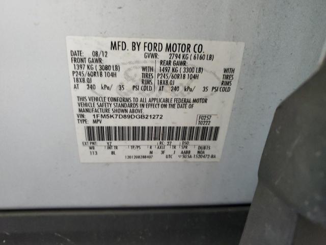 Photo 14 from auction – 2013 FORD EXPLORER X with VIN 1FM5K7D89DGB21272