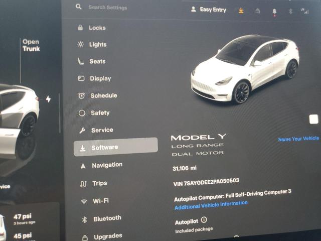 Снимка 9 от търг – 2023 TESLA MODEL Y с VIN 7SAYGDEE2PA050503