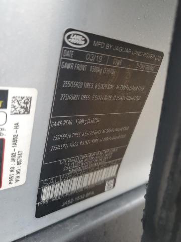 Photo 14 from auction – 2019 LAND ROVER RANGE ROVE with VIN SALWR2RE0KA857547