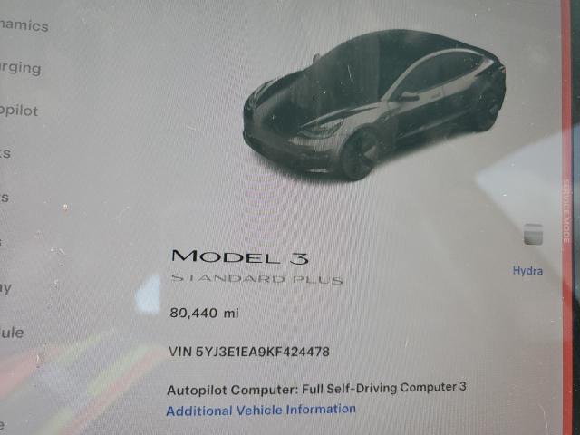 Снимка 9 от търг – 2019 TESLA MODEL 3 с VIN 5YJ3E1EA9KF424478